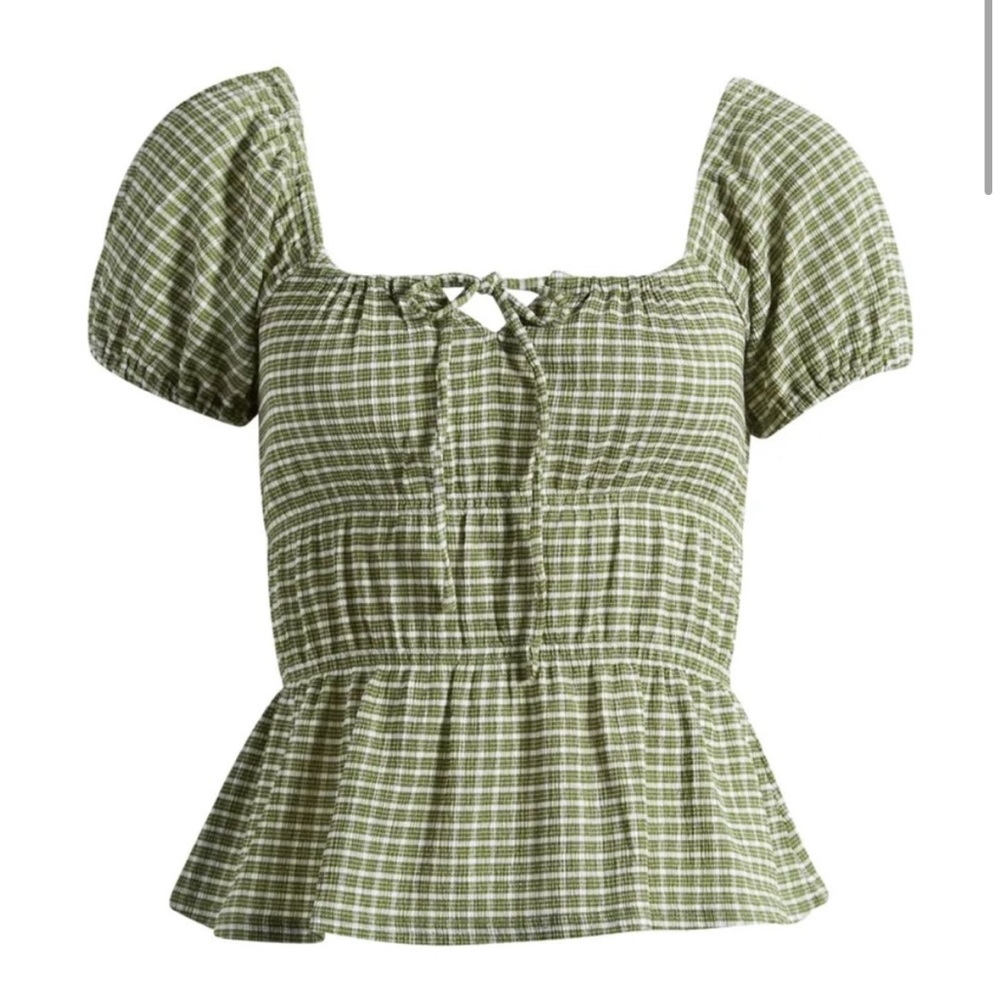 Madewell Omaha Puff Sleeve top Sz M